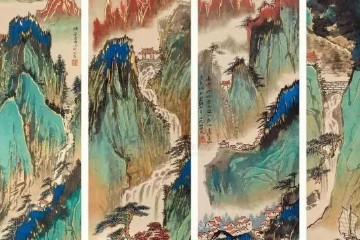 壮美山河，这国画山水太美！