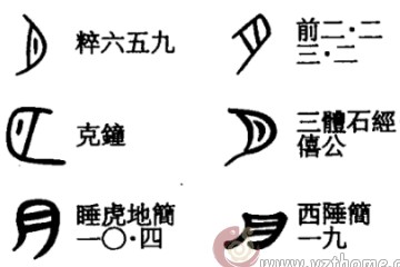 一呆解字——月