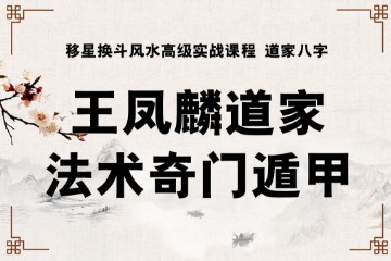 王凤麟-初级网校-网络班  奇门录音+资料