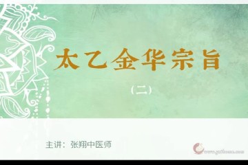太乙金华宗旨 张翔中医师 高清视频 02/36